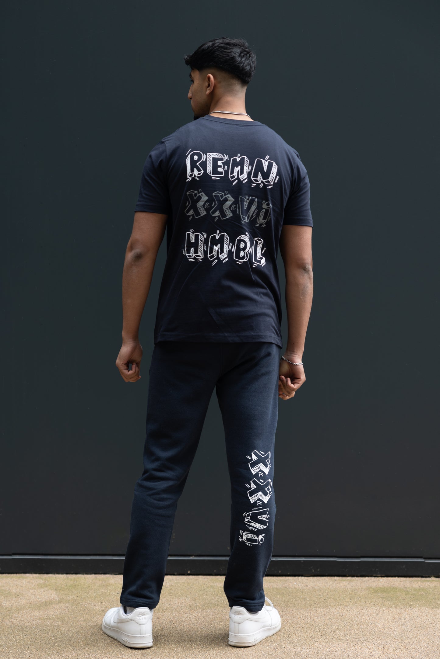 Remain Humble Navy Joggers